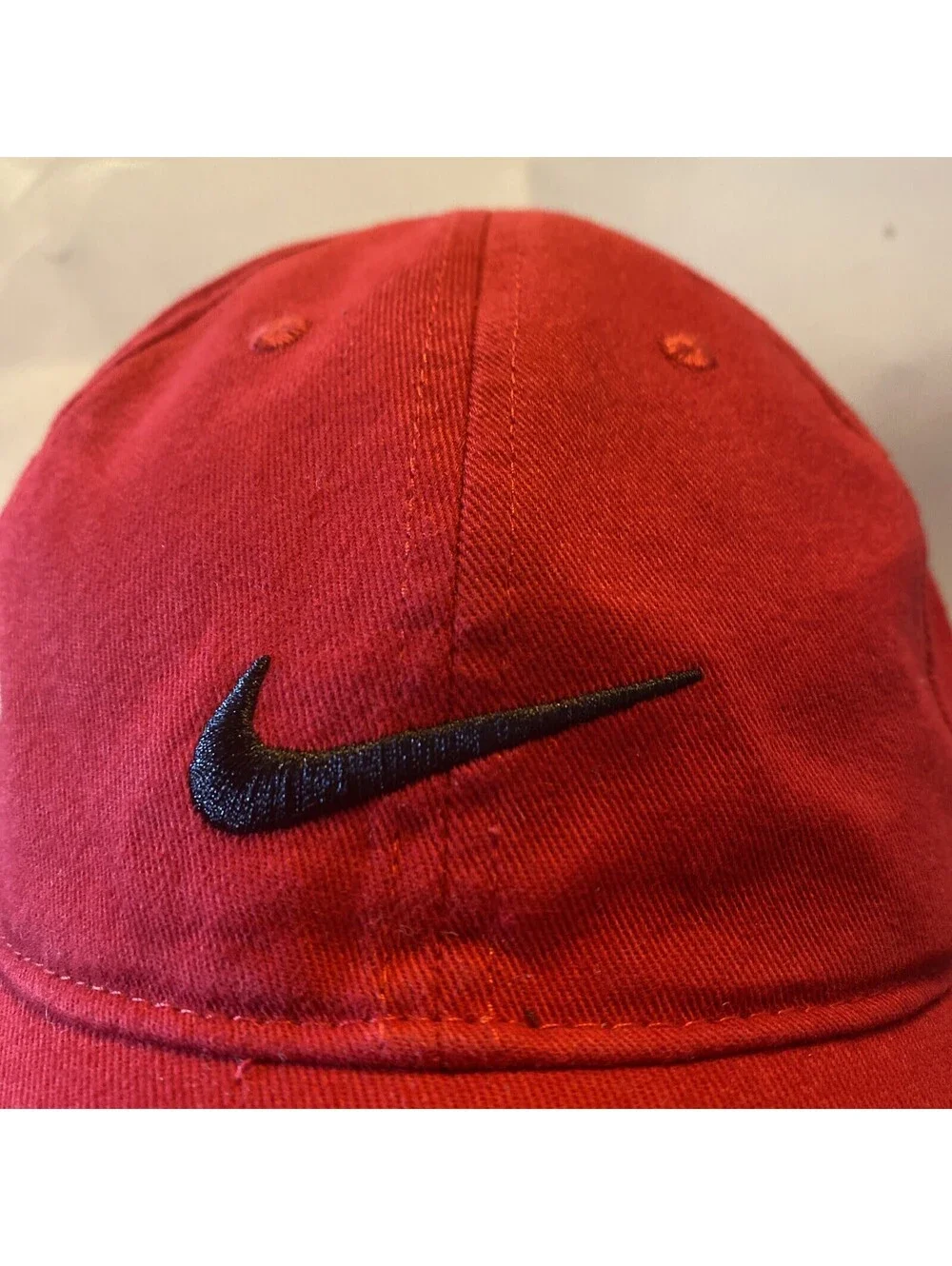 Nike Swoosh Size 4-7 Childs Red Baseball Cap Hat